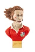 THE RUGBY UNION CLUB HOUSE: JPR WILLIAMS REPRESENTING BRITISH LIONS LIMITED EDITION (4/8) GROGG