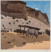 ‡ SIR KYFFIN WILLIAMS RA (Welsh 1918-2006) limited edition (57/150) lithograph - Patagonian