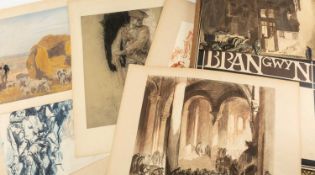 SIR FRANK BRANGWYN RA HRSA RSW RWS PRBA RE HRMS ROI (Welsh 1867-1956) The Brangwyn Portfolio of