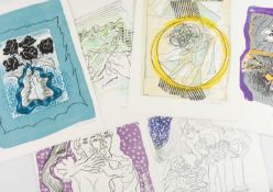 ‡ CERI RICHARDS CBE (Welsh 1903-1971) set of six colour lithographs - entitled 'Viaggio Verso II