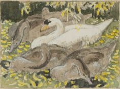 ‡ CHARLES FREDERICK TUNNICLIFFE RA OBE (English, worked Wales 1901-1979) watercolour and pencil -