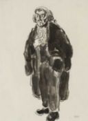 ‡ SIR KYFFIN WILLIAMS RA (Welsh 1918-2006) pencil and inkwash - entitled 'The Barrister', signed