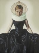 ‡ CORRIE CHISWELL (Scottish, lives / works Wales b.1963) oil on canvas - entitled verso, 'Little