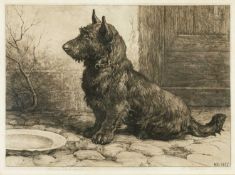 HERBERT DICKSEE (English 1862-1942) limited edition (325) etching - entitled, 'Forgotten', signed