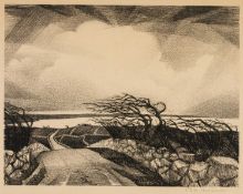 CHRISTOPHER RICHARD WYNNE NEVINSON ARA (English 1889-1946) lithograph (1/25) - 'Cornish