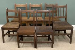 FARMHOUSE & OTHER CHAIR ASSORTMENT including a pair Provenance: private collection Conwy
