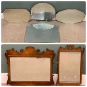 SIX VARIOUS MIRRORS to include Georgian style, assorted sizes Provenance: private collection Conwy