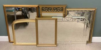 OFFERED WITH LOT 80 - GROUP OF SIX VARIOUS WALL MIRRORS, the largest 112 x 85cms Provenance: private