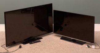 HITACHI 48 INCH SMART TV, with remote and a Samsung 40 inch TV, no remote, ET Provenance: private