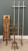 VINTAGE LAUNDRY ITEMS to include dolly, towel airer, ironing board etc. Provenance: private