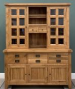 MODERN LIGHT OAK DRESSER, a fine example, 200 (h) x 160 (w) x 57cms (d) Provenance: private