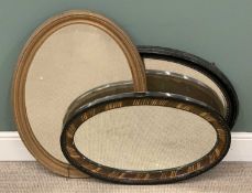 OFFERED WITH LOT 83 - GROUP OF OVAL WALL MIRRORS the largest, 65 x 89cms Provenance: private