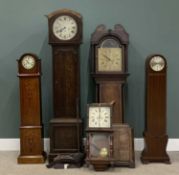 LONGCASE, GRANDMOTHER & WALL CLOCKS to include a circa 1930 mahogany Grandmother clock with