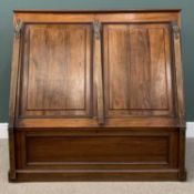 VICTORIAN MAHOGANY MAP/FOLIO CABINET with drop-down fall front and folding supports, 179 (h) x
