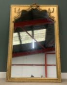 ORNATE 20TH CENTURY GILT FRAME MIRROR, 232 x 145cms Provenance: private collection Conwy