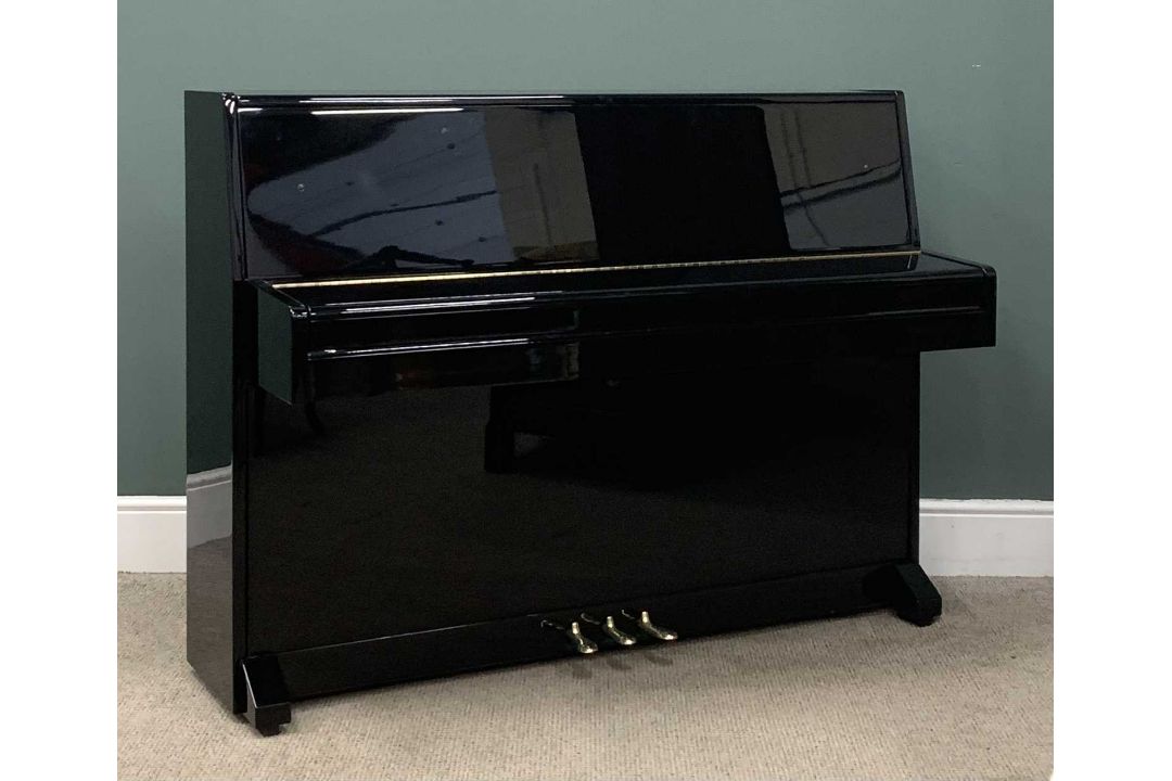 MODERN EBONISED PIANO being a fine, rarely used example, overstrung and by Steinmüller, 109 (h) x - Image 7 of 10