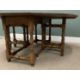 SUBSTANTIAL OAK GATE-LEG TABLE circa 1900s, on turned and block supports, 76 (h) x 169cms (width/ - Image 5 of 6
