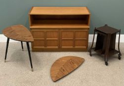 VARIOUS FURNITURE including Nathan mid-Century teak sideboard, 75 (h) x 102 (w) x 46cms (d) and a