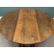 SUBSTANTIAL OAK GATE-LEG TABLE circa 1900s, on turned and block supports, 76 (h) x 169cms (width/ - Image 4 of 6
