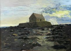 OWEN MEILIR (Welsh 20th Century) oil on board - 'Cwyfan', 64 x 88cms Provenance: private