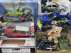 COLLECTION OF BOXED SCALE MODEL REMOTE CONTROL VEHICLES & OTHER ITEMS Provenance: private collection
