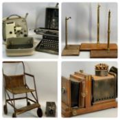 COLLECTABLES GROUP to include vintage 'The Salex Magic Lantern' with oak and metal case, vintage