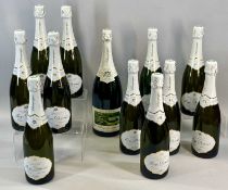 ANGE DOMINE CHAMPAGNE PREMIER CRU, eleven 750ml bottles, 12% vol. and another 1500ml bottle