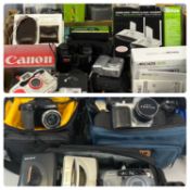 COLLECTION OF CAMERAS & OTHER COLLECTABLES including a Asahi Pentax SLR Camera, Fuji Fine Pix