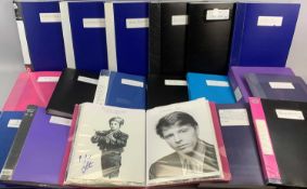 LARGE COLLECTION OF AUTOGRAPHS, in various formats, mainly signed photographs of actors and