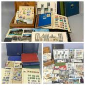 STAMP COLLECTION including several stock books with US content, worldwide including British