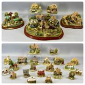 LILLIPUT LANE COLLECTION OF COTTAGES & SETTINGS including 'Gypsy Encampment at Appleby Fair', 'The