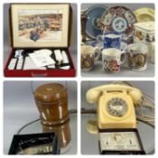 GROUP OF MIXED COLLECTABLES including a Wiii3 TV Entertainment System, cream plastic retro