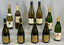 MIXED CASE TEN BOTTLES WHITE WINES including Pouilly-Fuisse 2015 (x2), Fournier 2015 (x4) etc.,