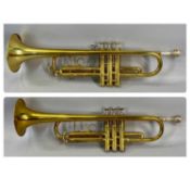 MELODY MAKER TRUMPET & A CHINESE TRUMPET, both with cases Provenance: private collection Conwy