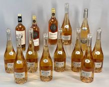 MIXED CASE OF THIRTEEN BOTTLES ROSE WINE including Domain le Pive 2017 (x10), all 75cl, various vol.
