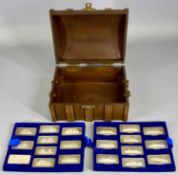 BIRMINGHAM MINT STERLING SILVER INGOTS, cased set of 20, each recalling the History of The Great