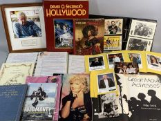 LARGE & VARIED COLLECTION OF AUTOGRAPHS, various formats, mainly signed photographs, some framed