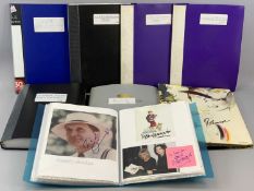 LARGE COLLECTION OF AUTOGRAPHS, in various formats, mainly signed photographs including picture goer