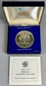 FRANKLIN MINT JAMAICA STERLING SILVER 1977 TEN DOLLAR COIN, 46gms, sealed in box Provenance: private