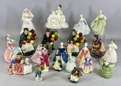 COLLECTION OF ROYAL DOULTON FIGURES including Spring Morning HN1922, Calumet HN1428, Bedtime Story