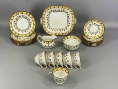 AYNSLEY 'TULIP' PATTERN TEAWARE, approx. 21 pieces Provenance: deceased estate Denbighshire