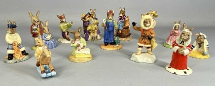 COLLECTION OF ROYAL DOULTON BUNNYKINS FIGURES including members' figures, boxed Provenance: