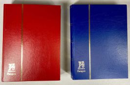 TWO ALBUMS OF BRITISH AND WORLD STAMPS, George V onwards Provenance: private collection Gwynedd