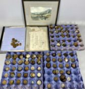 LARGE COLLECTION OF PRE-DECIMAL COINS, antique stamped receipts and other items of interest