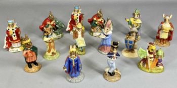 COLLECTION OF ROYAL DOULTON BUNNYKINS FIGURES including 'St George', 'St David', 'Arthurian