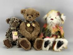 THREE CHARLIE BEARS, 'Yummy' CB161504S, 'Edmund' CB181007 and 'Dottie Lottie' CB604796 Provenance:
