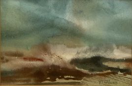 GWILYM PRICHARD (Welsh 1931 - 2015) watercolour 'Garn Llidi', signed lower right, 14.5 x 21.5cms