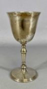 CONTEMPORARY SILVER GOBLET, Sheffield 1974, 14.5cms (h), 6oz Provenance: private collection Conwy