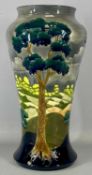 LARGE MOORCROFT LIMITED EDITION 'AFTER THE STORM' PATTERN VASE, no. 93/200, designed by Walter