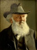 ‡ CHARLES ERNEST BUTLER (English 1864 - 1918) oil on board - head and shoulder portrait of bearded